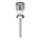 Aigostar - LED solcellelampe LED/0,006W/1,2V 35,5 cm mat krom 2700K IP44 100 mAh