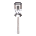Aigostar - LED solcellelampe LED/0,006W/1,2V 35,5cm mat krom 100 mAh 3000K IP44