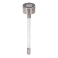 Aigostar - LED solcellelampe LED/0,006W/1,2V 36,7cm mat krom 6500K IP44