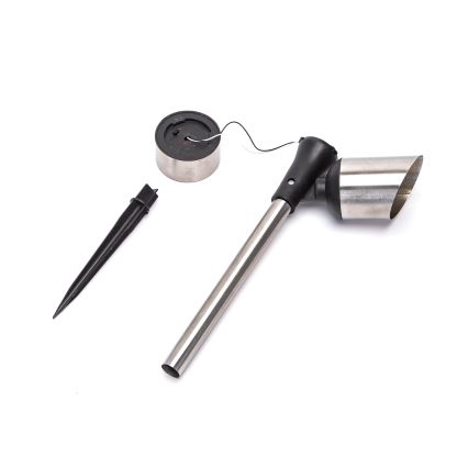 Aigostar - LED solcellelampe LED/0,006W/1,2V 37,5 cm mat krom 6500K IP44