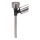 Aigostar - LED solcellelampe LED/0,006W/1,2V 37,5 cm mat krom 2700K IP44 40 mAh