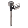 Aigostar - LED solcellelampe LED/0,006W/1,2V 37,5 cm mat krom 6500K IP44