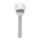 Aigostar - LED solcellelampe LED/0,006W/1,2V 37,8 cm mat krom 2700K IP44