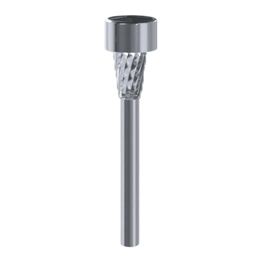Aigostar - LED solcellelampe LED/0,006W/1,2V 40 mAh 29,5 cm mat krom 6500K IP44