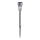 Aigostar - LED solcellelampe LED/0,006W/1,2V 40 mAh 29,7 cm mat krom 6500K IP44