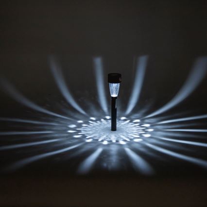 Aigostar - LED solcellelampe LED/0,006W/1,2V 40 mAh 6500K IP44 29,7 cm