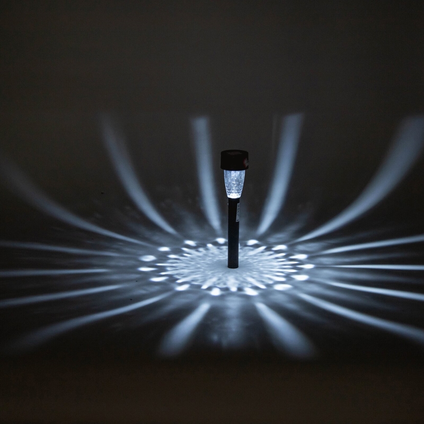 Aigostar - LED solcellelampe LED/0,006W/1,2V 40 mAh 6500K IP44 29,7 cm