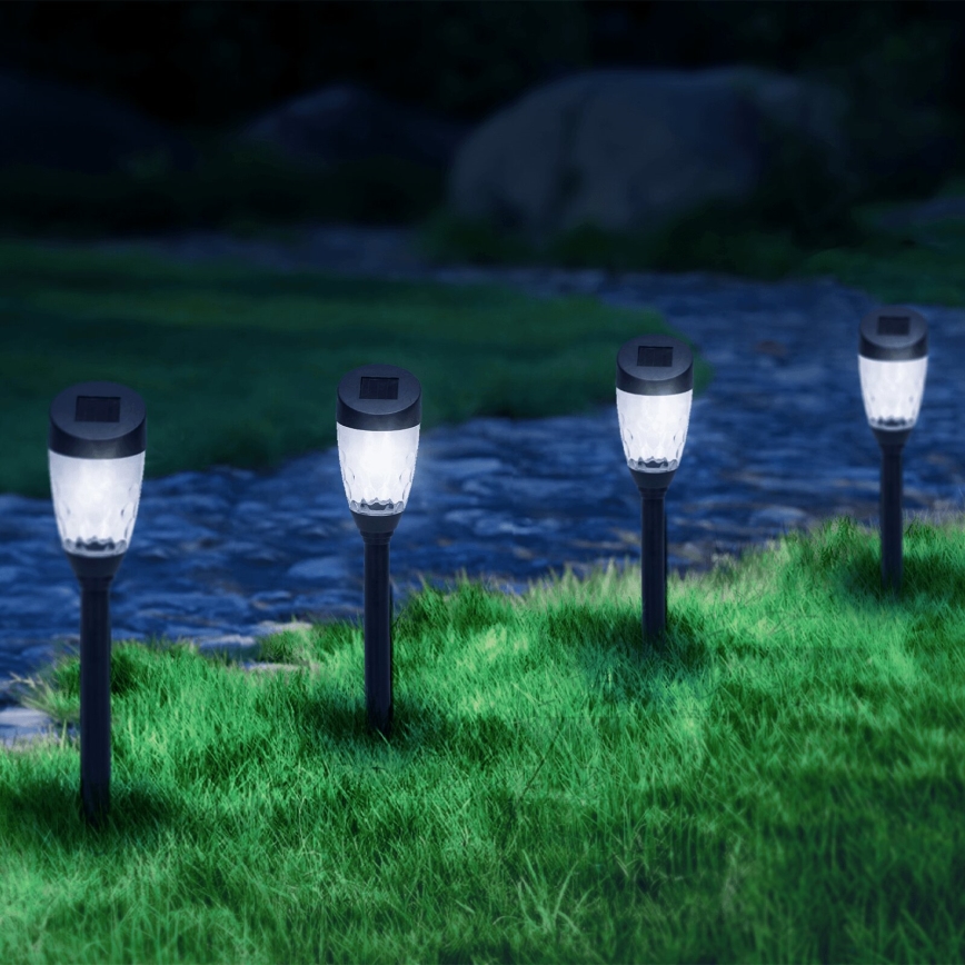 Aigostar - LED solcellelampe LED/0,006W/1,2V 40mAh 6500K IP44 stjerne