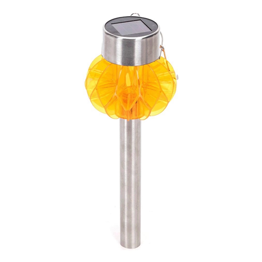 Aigostar - LED solcellelampe LED/0,012W/1,2V 38,4cm 3000K IP44 orange