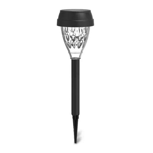Aigostar - LED solcellelampe LED/0,06W/2V 33,5 cm 6500K IP44 100 mAh sort