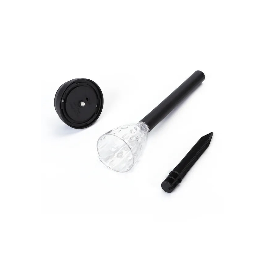Aigostar - LED solcellelampe LED/0,06W/2V 33,5 cm 6500K IP44 100 mAh sort