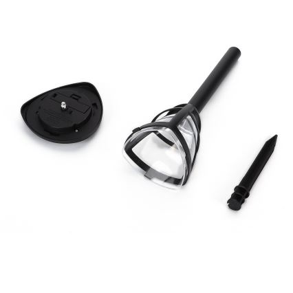 Aigostar - LED solcellelampe LED/0,06W/2V 100 mAh 33,8 cm 6500K IP44 sort