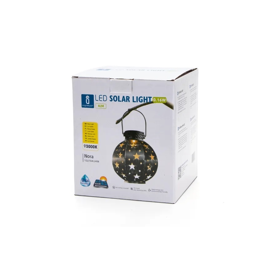 Aigostar - LED solcellelampe LED/0,16W/2V 3000K IP44 400 mAh