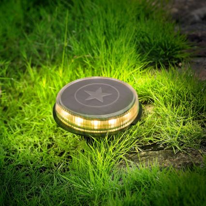 Aigostar - LED solcellelampe LED/0,6W/5,5V 24,5 cm 500 mAh 3200K IP66 sort