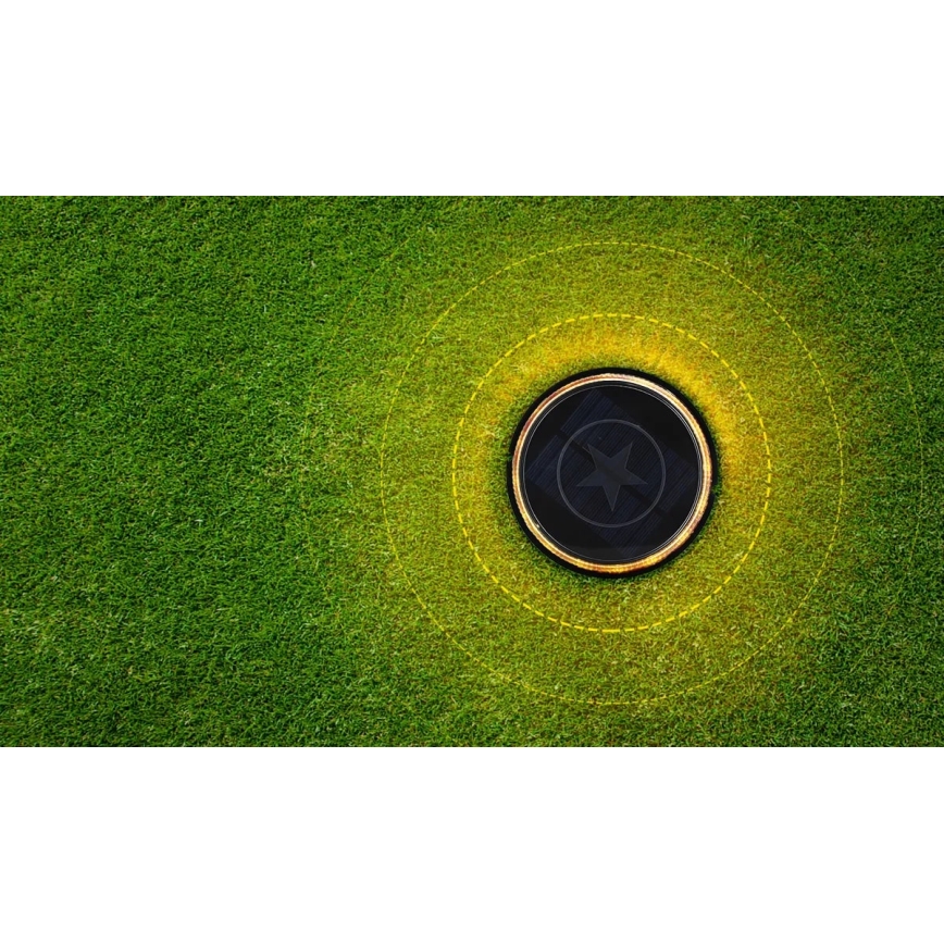Aigostar - LED solcellelampe LED/0,6W/5,5V 24,5 cm 500 mAh 3200K IP66 sort