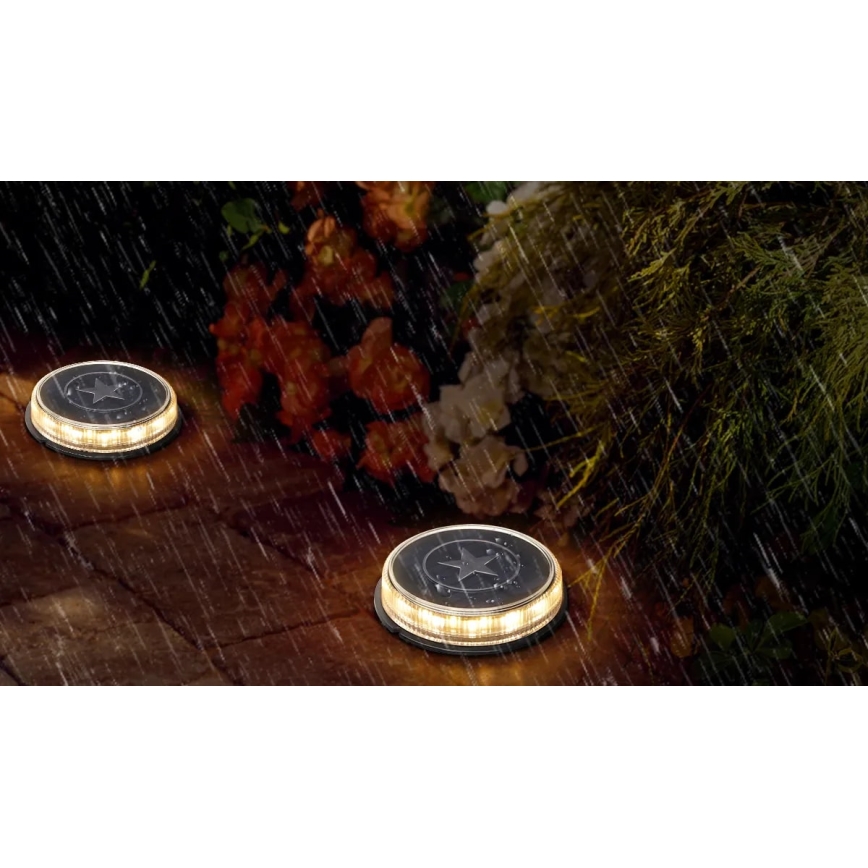 Aigostar - LED solcellelampe LED/0,6W/5,5V 24,5 cm 500 mAh 3200K IP66 sort