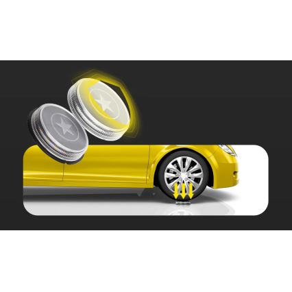 Aigostar - LED solcellelampe LED/0,6W/5,5V 24,5 cm 500 mAh 3200K IP66 sort