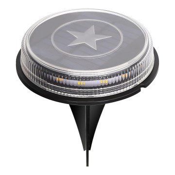 Aigostar - LED solcellelampe LED/0,6W/5,5V 24,5 cm 500 mAh 3200K IP66 sort