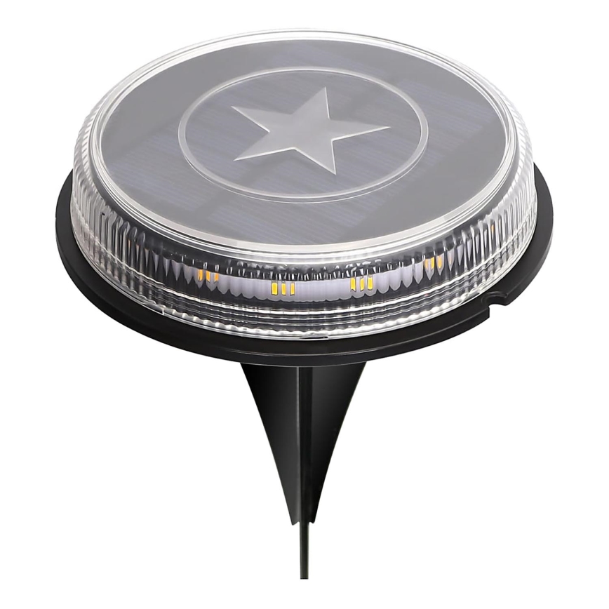 Aigostar - LED solcellelampe LED/0,6W/5,5V 24,5 cm 500 mAh 3200K IP66 sort