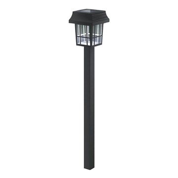 Aigostar - LED solcellelampe LED/2V 6500K IP44 40 mAh sort