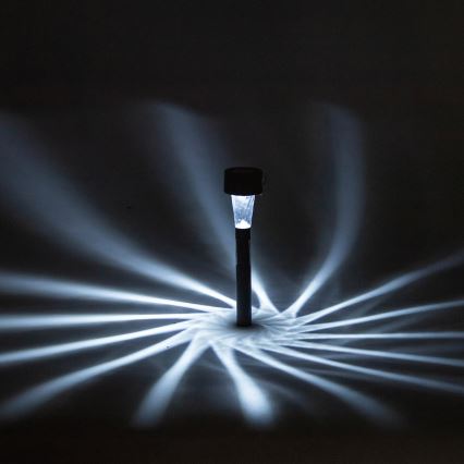 Aigostar - LED solcellelampe LED/2V IP44 40 mAh sort