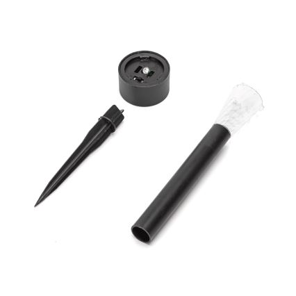 Aigostar - LED solcellelampe LED/2V IP44 40 mAh sort