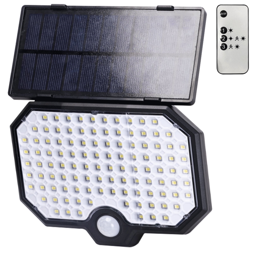 Aigostar - LED Solcellelampe med bevægelsessensor LED/2,4W/3,7V IP65