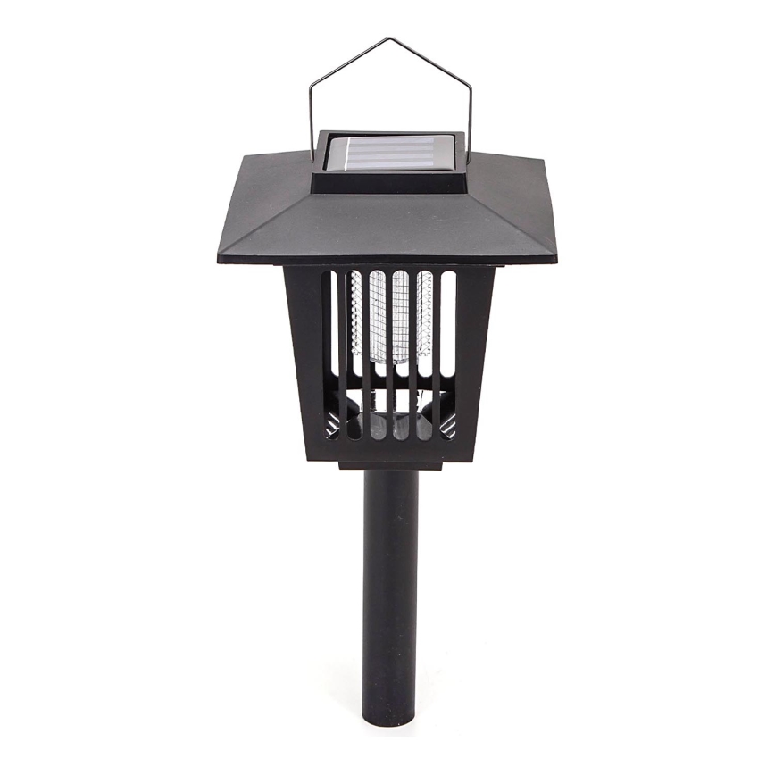 Aigostar - LED solcellelampe med insektfælde LED/0,03W/1,2V 55,2cm sort 6500K 300 mAh IP44