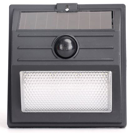 Aigostar - LED Solcellelampe med sensor LED/3,7V 6500K 500 mAh IP65 sort