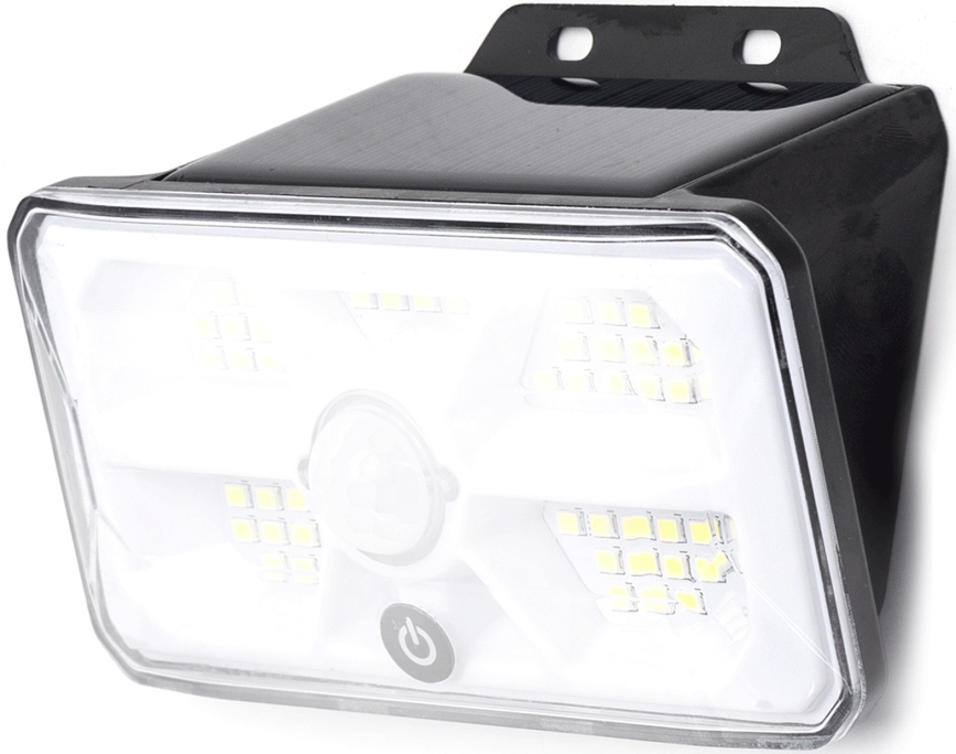 Aigostar - LED solcellelampe med sensor LED/3,7V 6500K 500 mAh IP65 sort