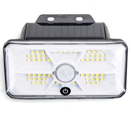 Aigostar - LED solcellelampe med sensor LED/3,7V 6500K 500 mAh IP65 sort