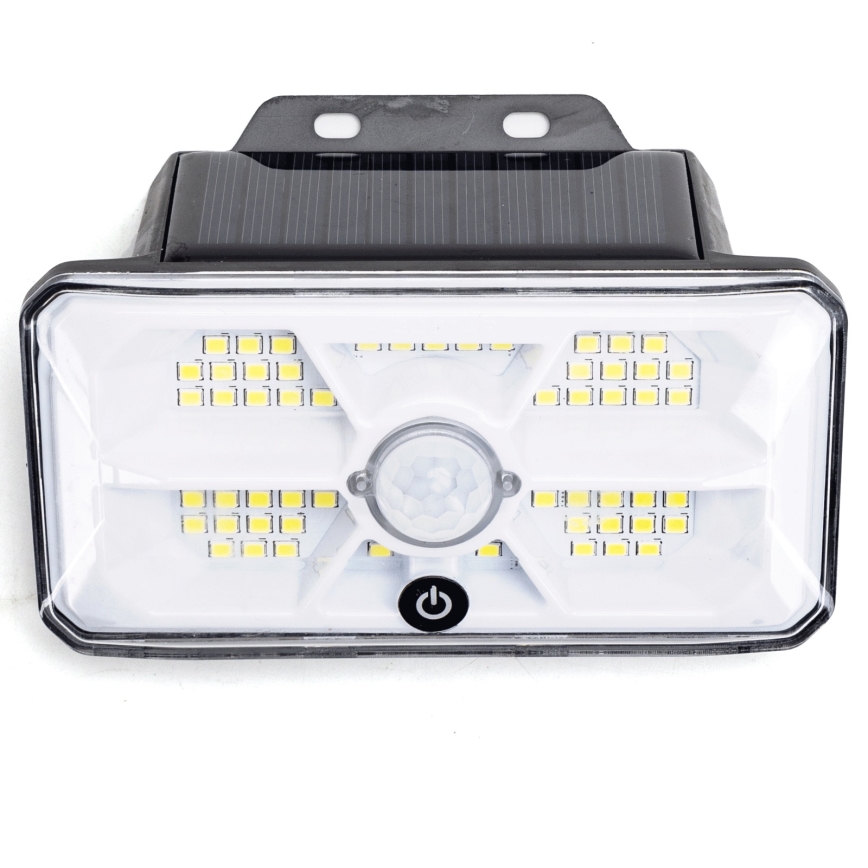 Aigostar - LED solcellelampe med sensor LED/3,7V 6500K 500 mAh IP65 sort