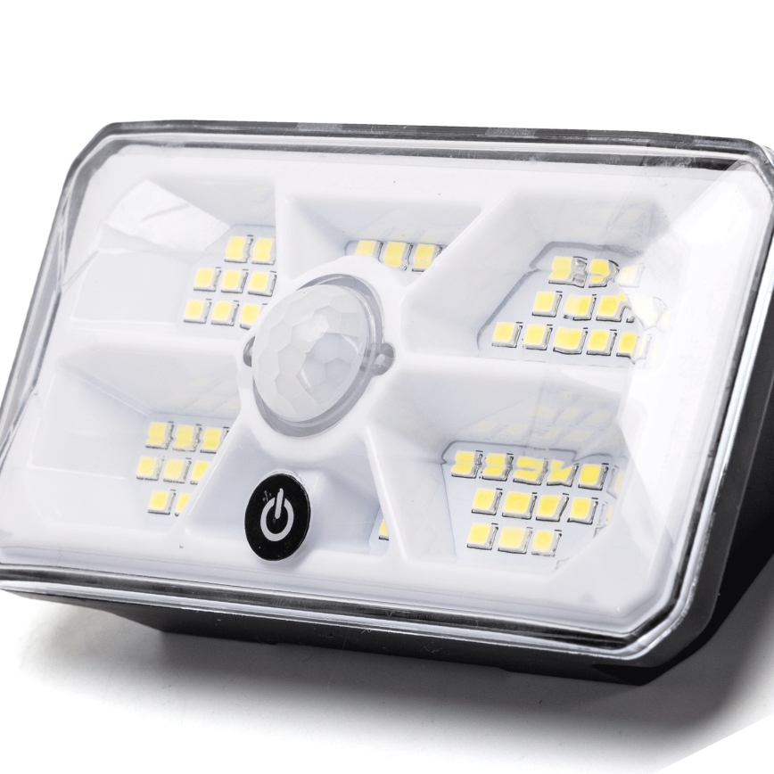 Aigostar - LED solcellelampe med sensor LED/3,7V 6500K 500 mAh IP65 sort