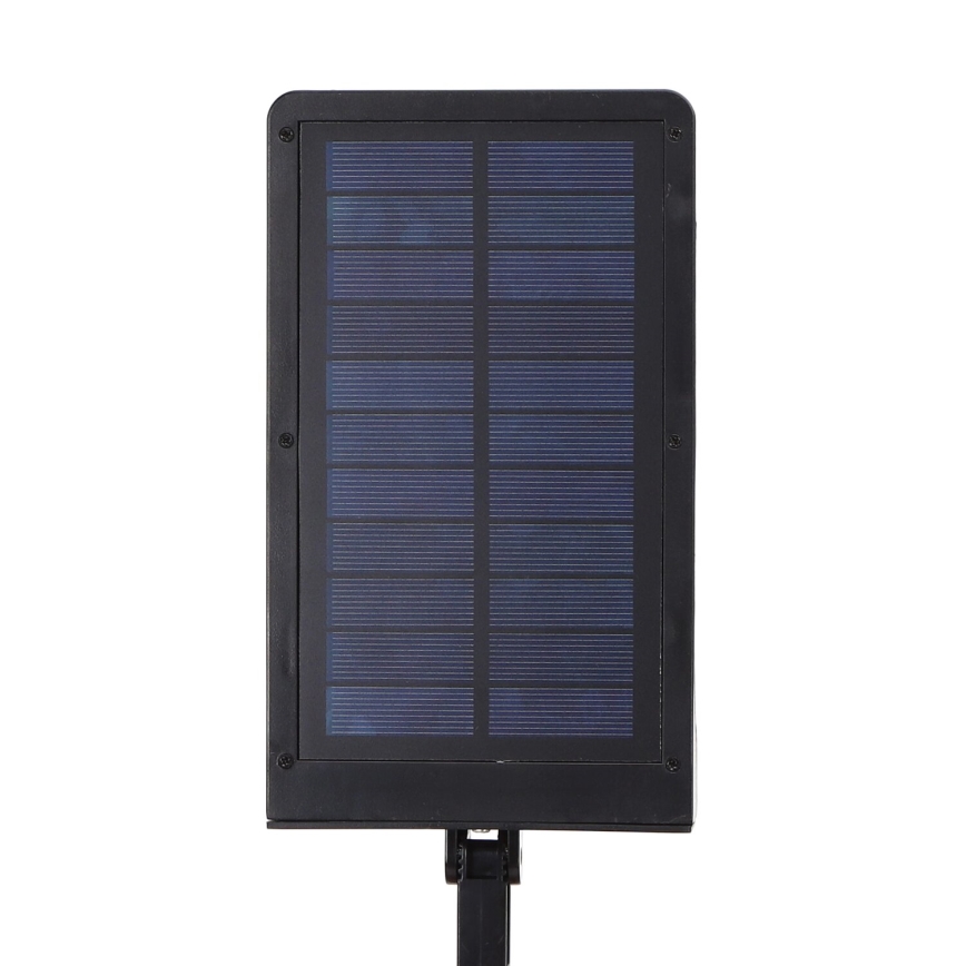 Aigostar - Soldrevet LED gadelampe med sensor LED/3W/3,7V1800 mAh IP44 3000/4000/5000K + fjernbetjening