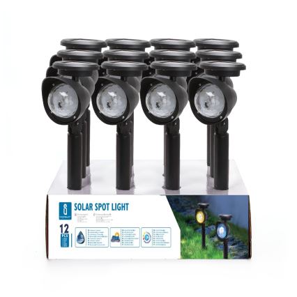 Aigostar - LED solcellelampe RGB-farver LED/400mAh IP44