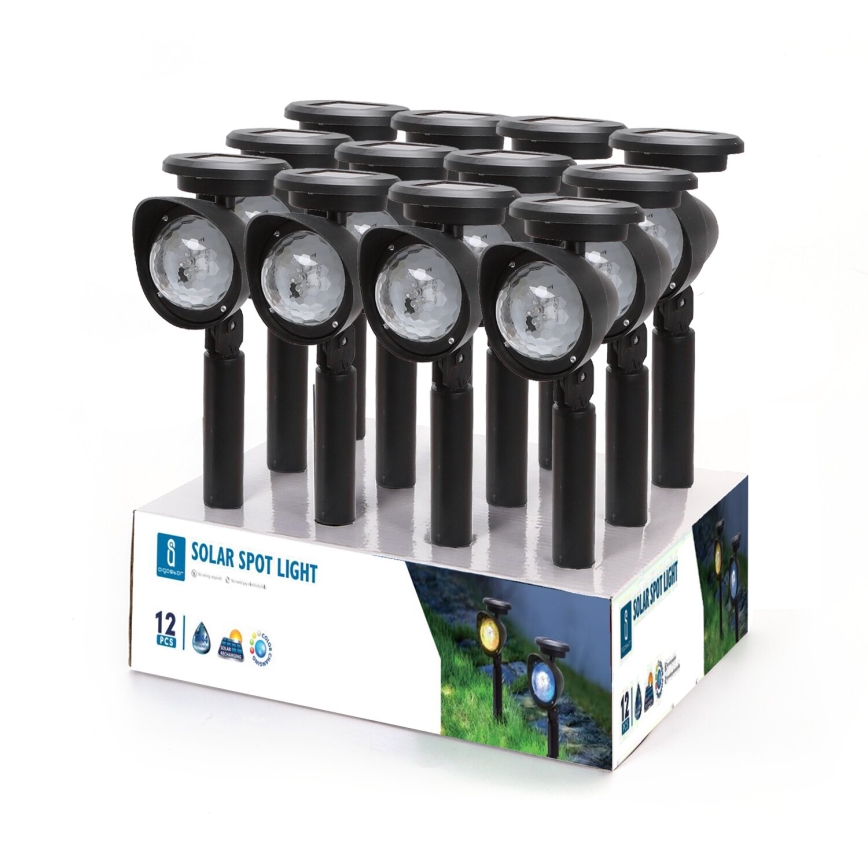 Aigostar - LED solcellelampe RGB-farver LED/400mAh IP44
