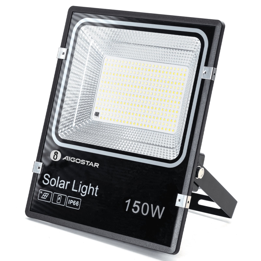 Aigostar - LED Solcelle-reflektor LED/150W/3,2V 3000mAh 3000K/4000K/6500K IP66 + fjernbetjening