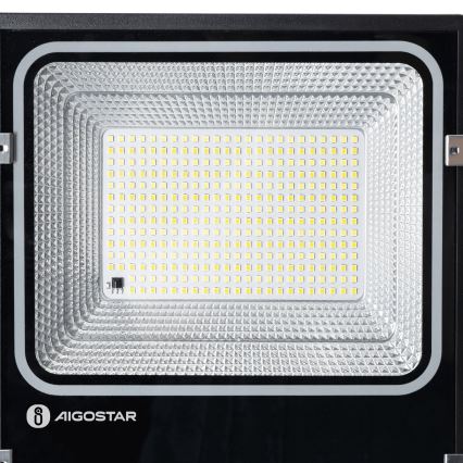 Aigostar - LED Solcelle-reflektor LED/150W/3,2V 3000mAh 3000K/4000K/6500K IP66 + fjernbetjening