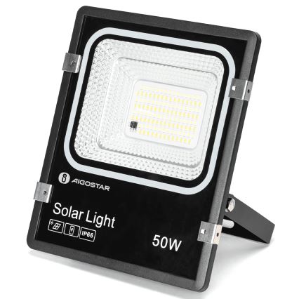 Aigostar - LED solreflektor LED/50W/3,2V 1200mAh 3000K/4000K/6500K IP66 + fjernbetjening