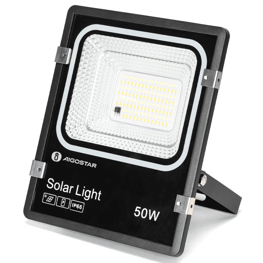 Aigostar - LED solreflektor LED/50W/3,2V 1200mAh 3000K/4000K/6500K IP66 + fjernbetjening