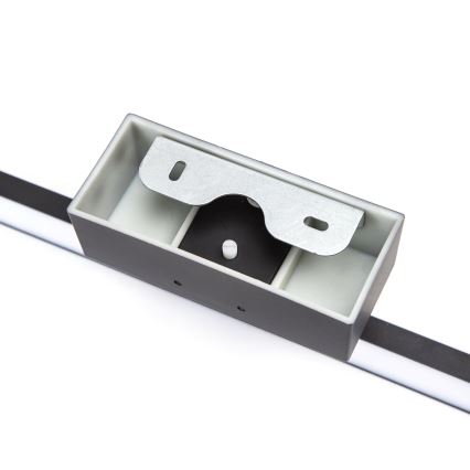 Aigostar - LED-spejlbelysning til badeværelset LED/8W/230V 4000K 40 cm IP44 sort