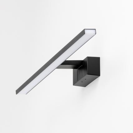 Aigostar - LED spejllampe til badeværelse LED/12W/230V 4000K 60 cm IP44 sort
