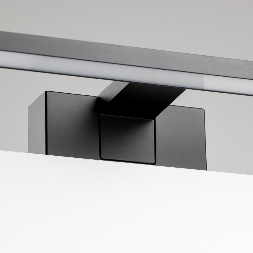 Aigostar - LED spejllampe til badeværelse LED/12W/230V 4000K 60 cm IP44 sort