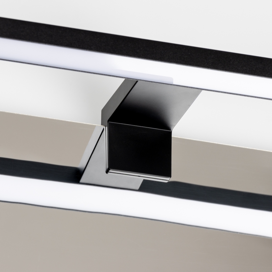 Aigostar - LED spejllampe til badeværelse LED/12W/230V 4000K 60 cm IP44 sort
