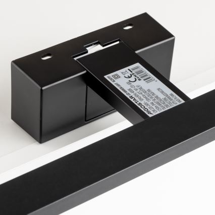 Aigostar - LED spejllampe til badeværelse LED/12W/230V 4000K 60 cm IP44 sort