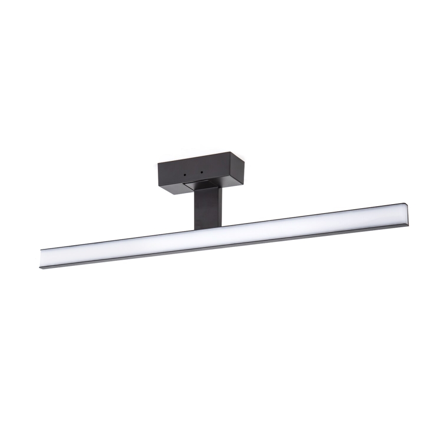 Aigostar - LED spejllampe til badeværelse LED/12W/230V 4000K 60 cm IP44 sort