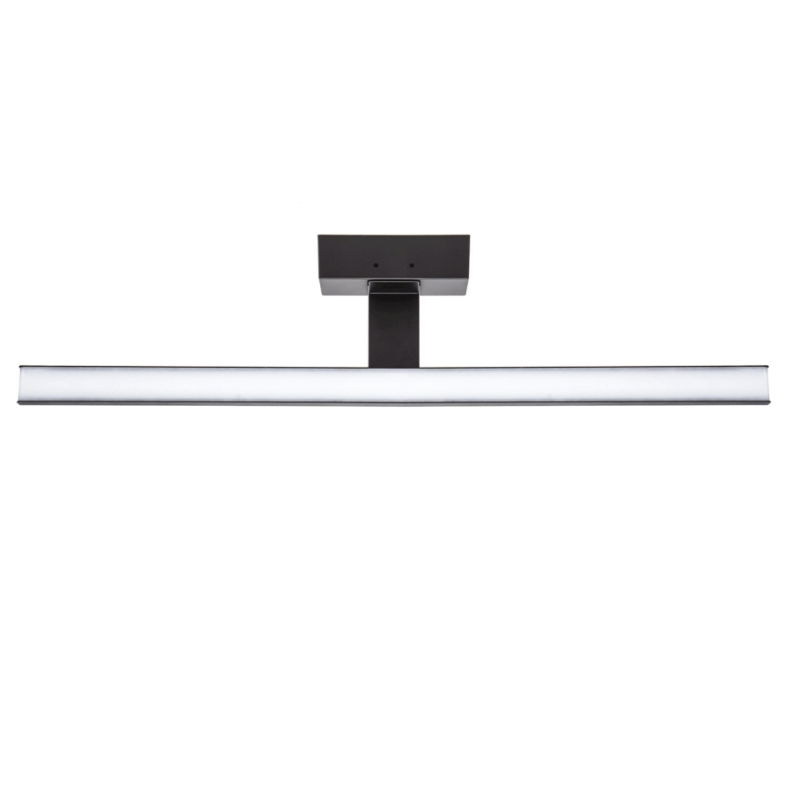Aigostar - LED spejllampe til badeværelse LED/12W/230V 4000K 60 cm IP44 sort