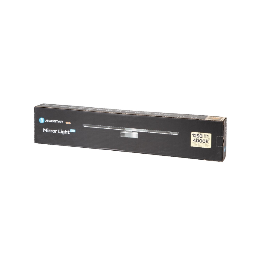Aigostar - LED spejllampe til badeværelse LED/12W/230V 4000K 60cm IP44 aluminium