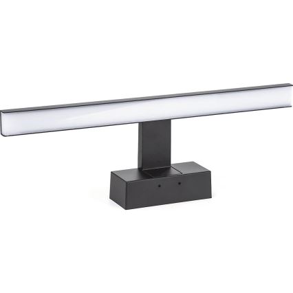 Aigostar - LED spejllampe til badeværelse LED/8W/230V 4000K 40 cm IP44 sort