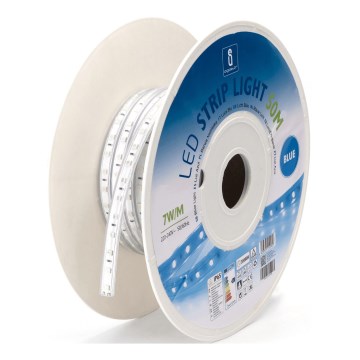 Aigostar - LED-strimmel LED/350W/230V 50m blå IP65